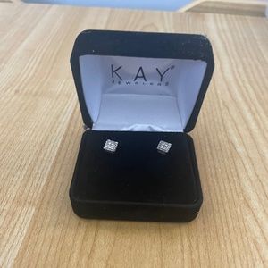 Brand new diamond earrings